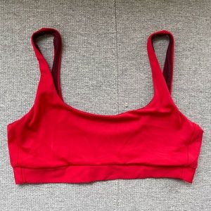 Left on Friday Double Scoop Top Red/ Sweet Chili Heat XL bathing suit top